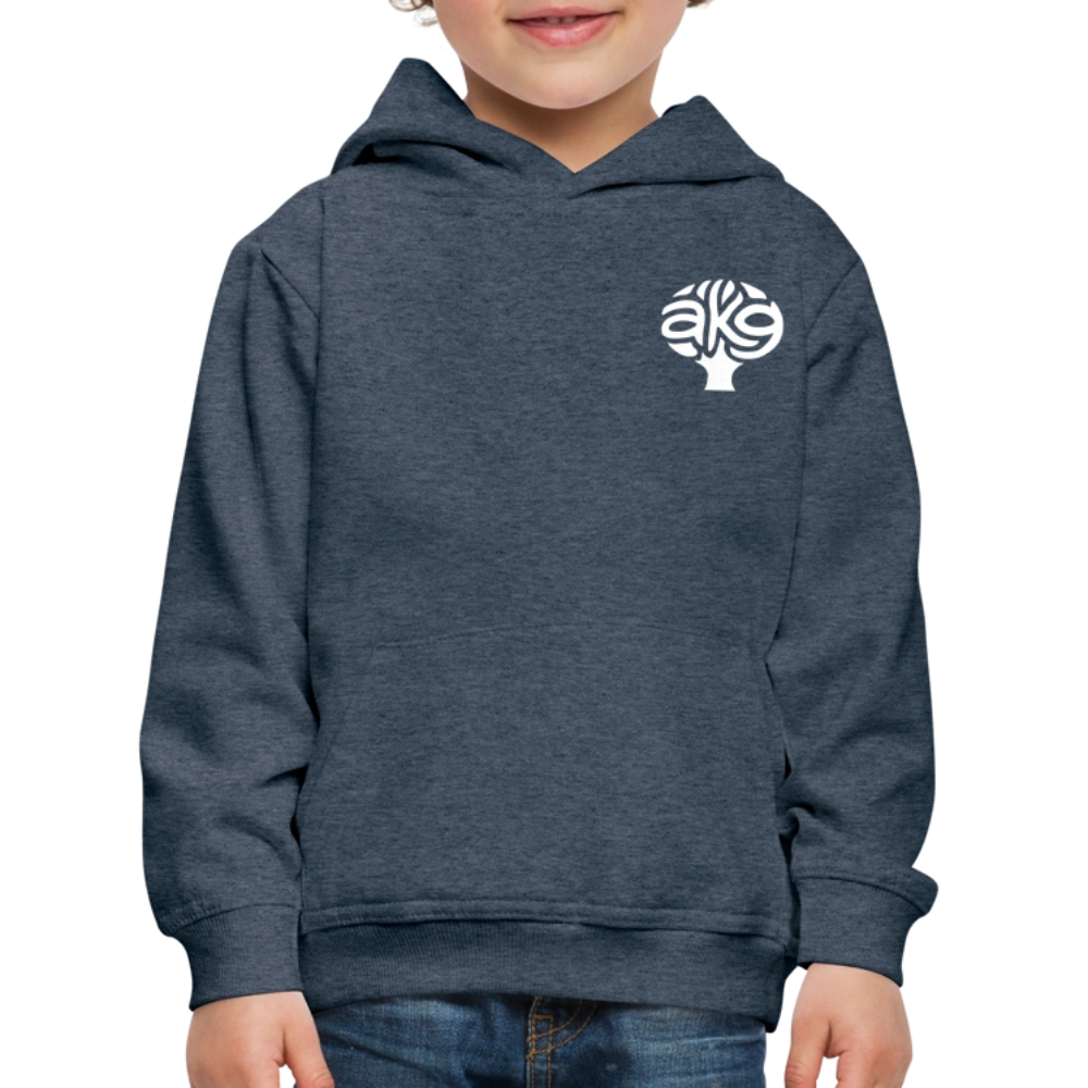 Anton-Krieger-Gasse Kinder Hoodie - heather denim