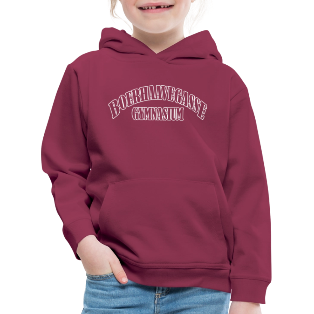 Boga3- Kinder Hoodie - bordeaux