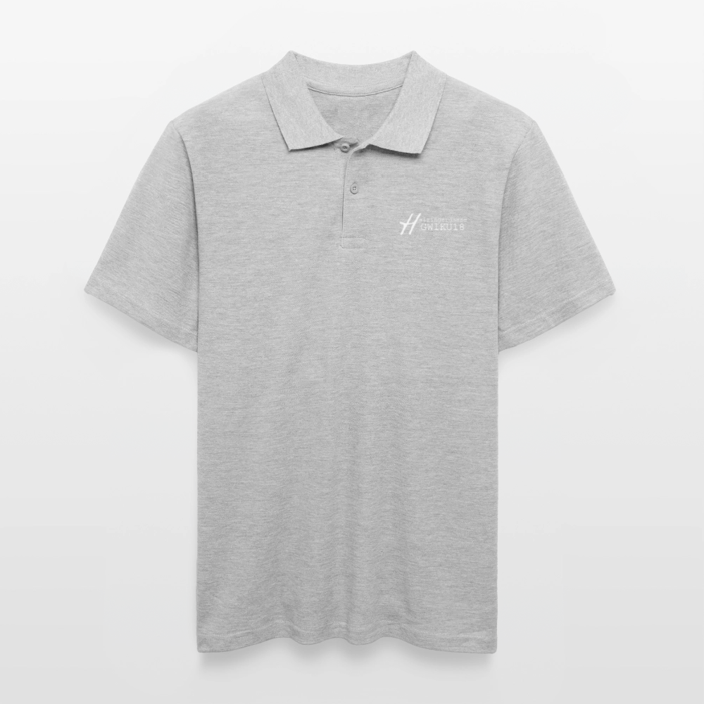 Haizingergymnasium- Polo Shirt - heather grey