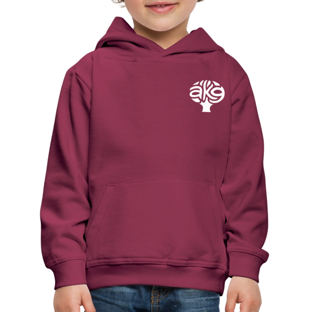 Anton-Krieger-Gasse Kinder Hoodie - bordeaux