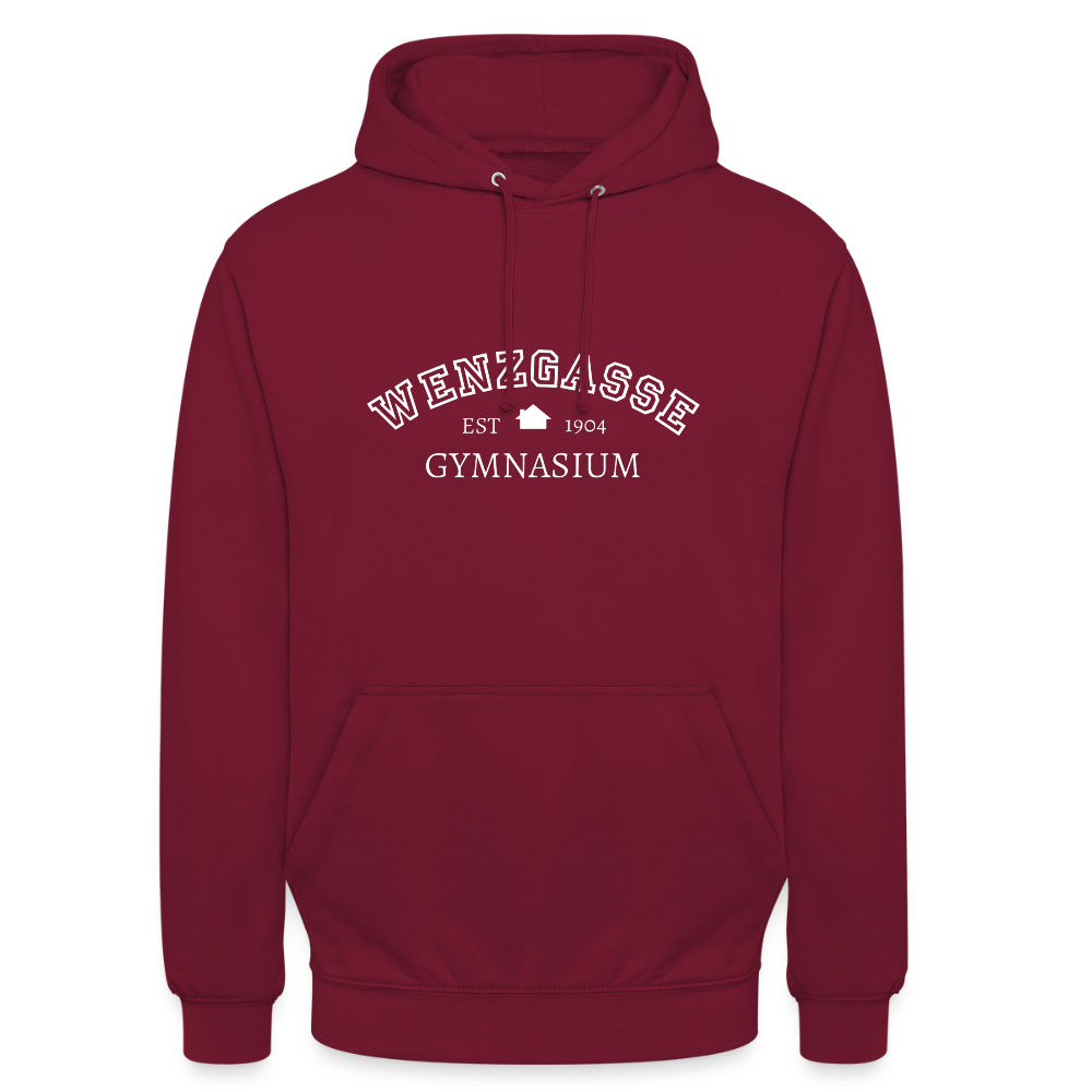 GRG13 Wenzgasse- Hoodie (Design 2) - bordeaux