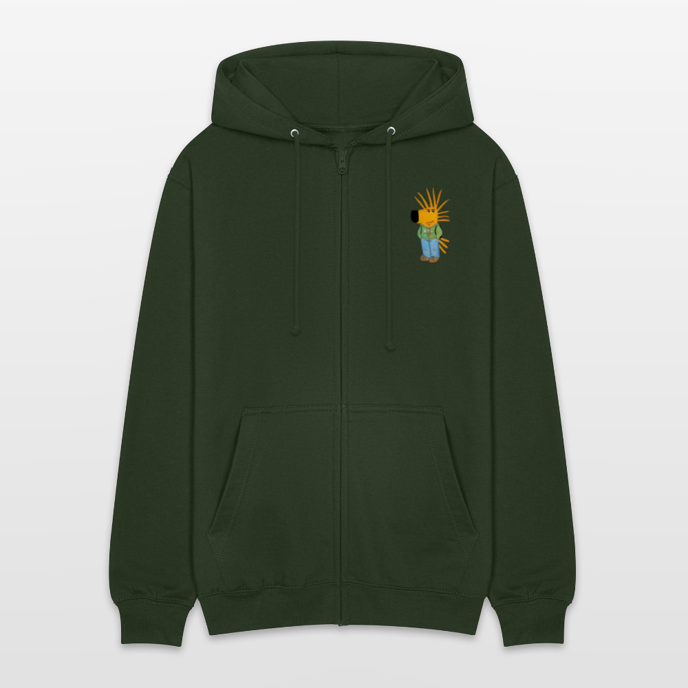 AHS Geblergasse Kapuzenjacke - forest green