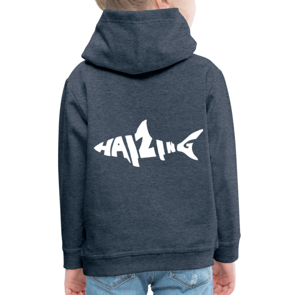 Haizingergymnasium- Hoodie - heather denim