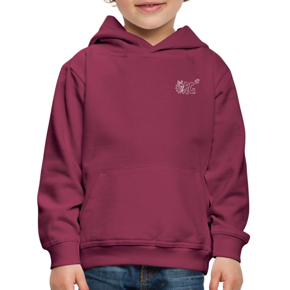 AHS Geblergasse Kinder Hoodie - bordeaux