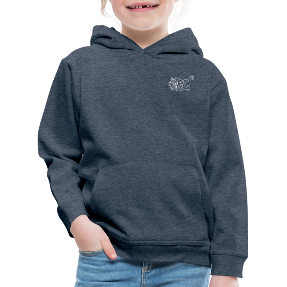 AHS Geblergasse Kinder Hoodie - heather denim