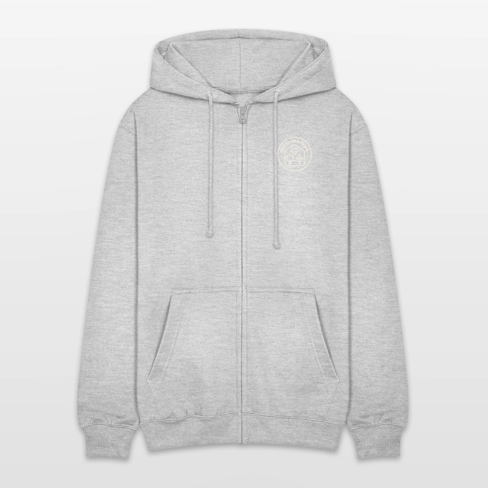AHS Flora Fries- Unisex Hooded Jacket - light heather grey