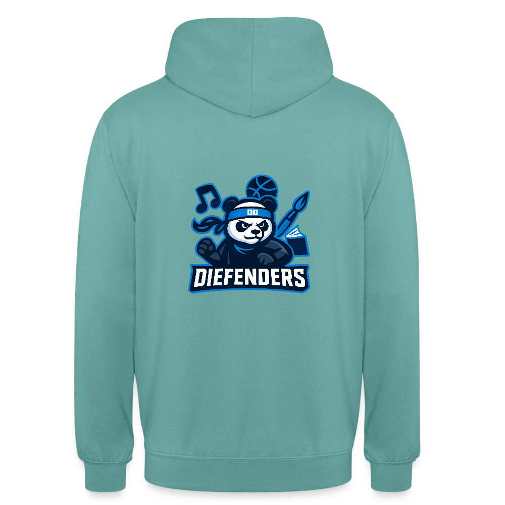 Diefenbachgymnasium- Hoodie (2) - pastel turquoise