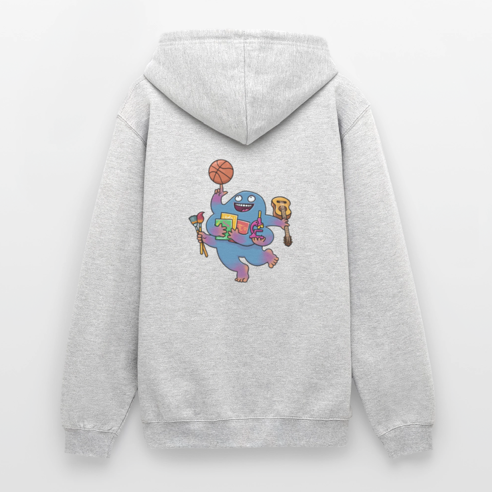 Diefenbachgymnasium- Hoodie (3) - light heather grey