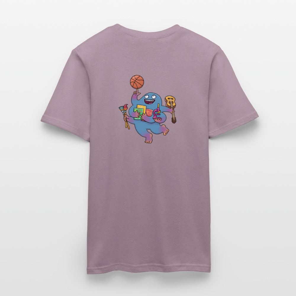 Diefenbachgymnasium T-Shirt (Design 3) - purple-grey 