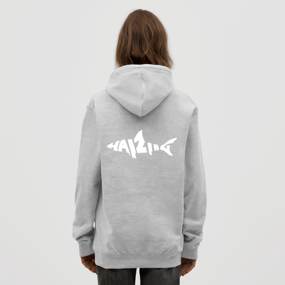 Haizingergymnasium- Hoodie - light heather grey