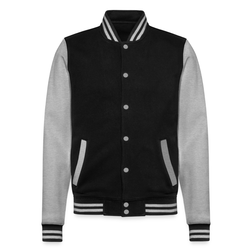 College Sweat Jacket - black/heather grey