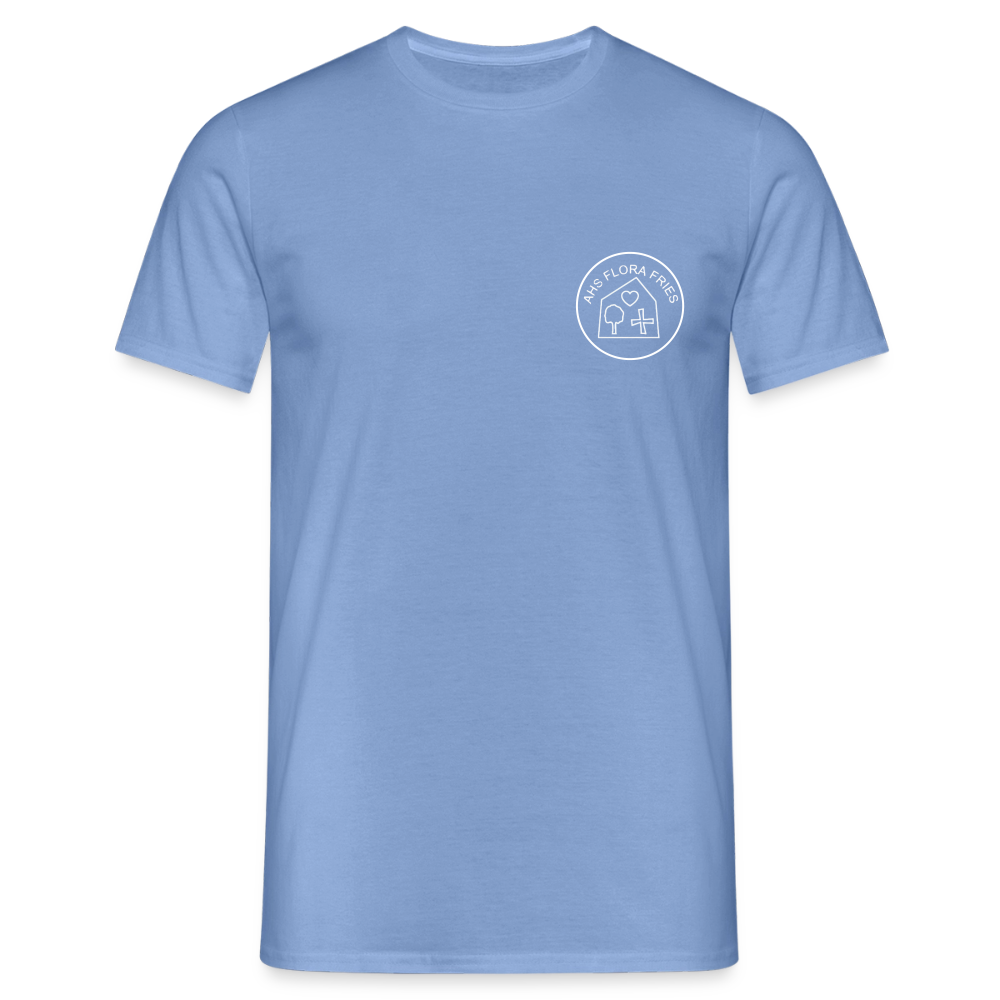 AHS  Flora Fries- T-Shirt - carolina blue