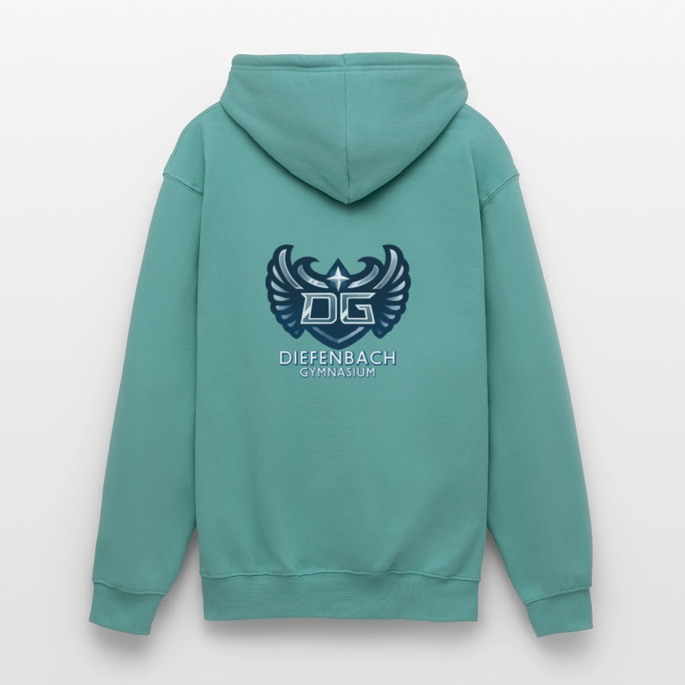 Diefenbachgymnasium- Hoodie - pastel turquoise