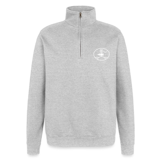 Schottengymnasium Quarter-Zip Sweatshirt - heather grey