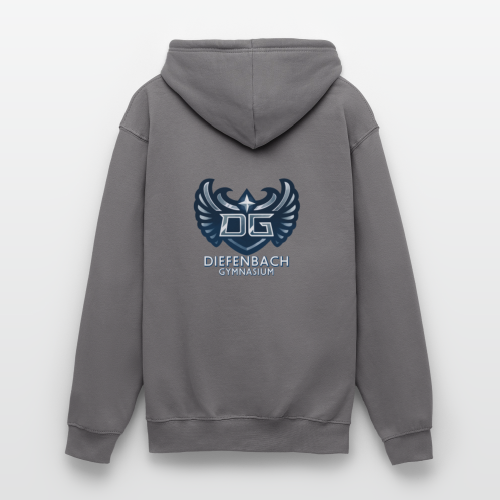 Diefenbachgymnasium- Hoodie - elephant grey