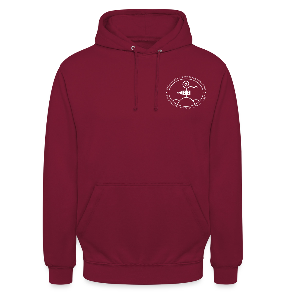 Schottengymnasium Hoodie - bordeaux