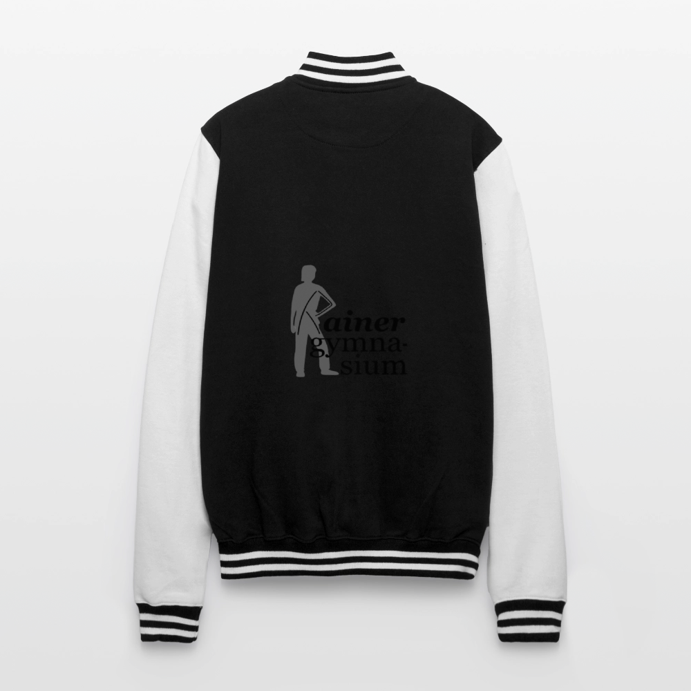 College Sweat Jacket - black/white