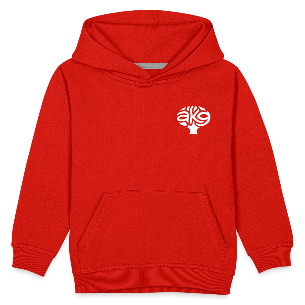 Anton-Krieger-Gasse Kinder Hoodie - red