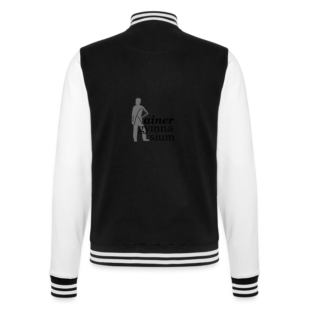 College Sweat Jacket - black/white