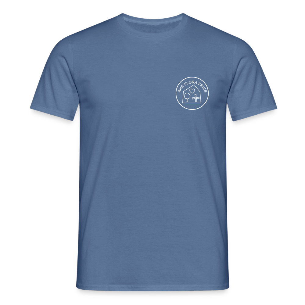 AHS  Flora Fries- T-Shirt - dove blue 