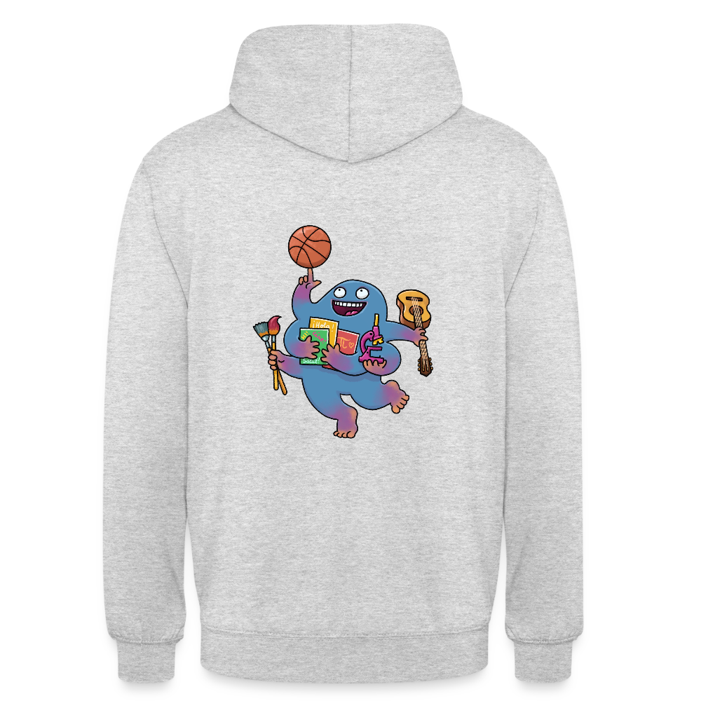 Diefenbachgymnasium- Hoodie (3) - light heather grey