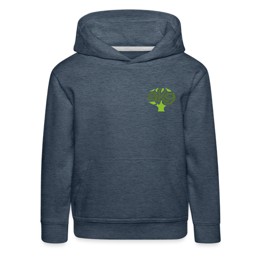 Anton-Krieger-Gasse Kinder Hoodie - heather denim