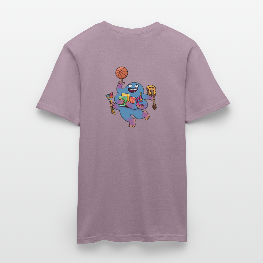 Diefenbachgymnasium T-Shirt (Design 3) - purple-grey 