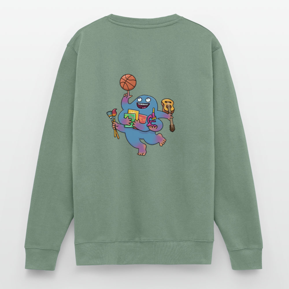 Diefenbachgymnasium Sweatshirt (Design 3) - steel green