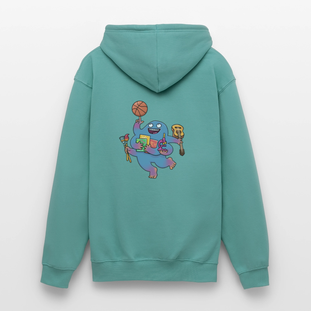 Diefenbachgymnasium- Hoodie (3) - pastel turquoise