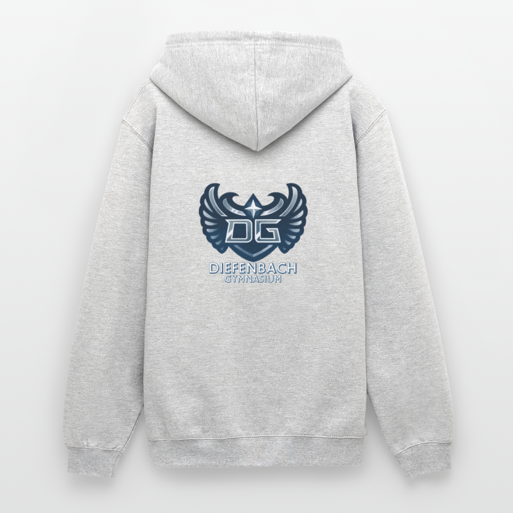 Diefenbachgymnasium- Hoodie - light heather grey