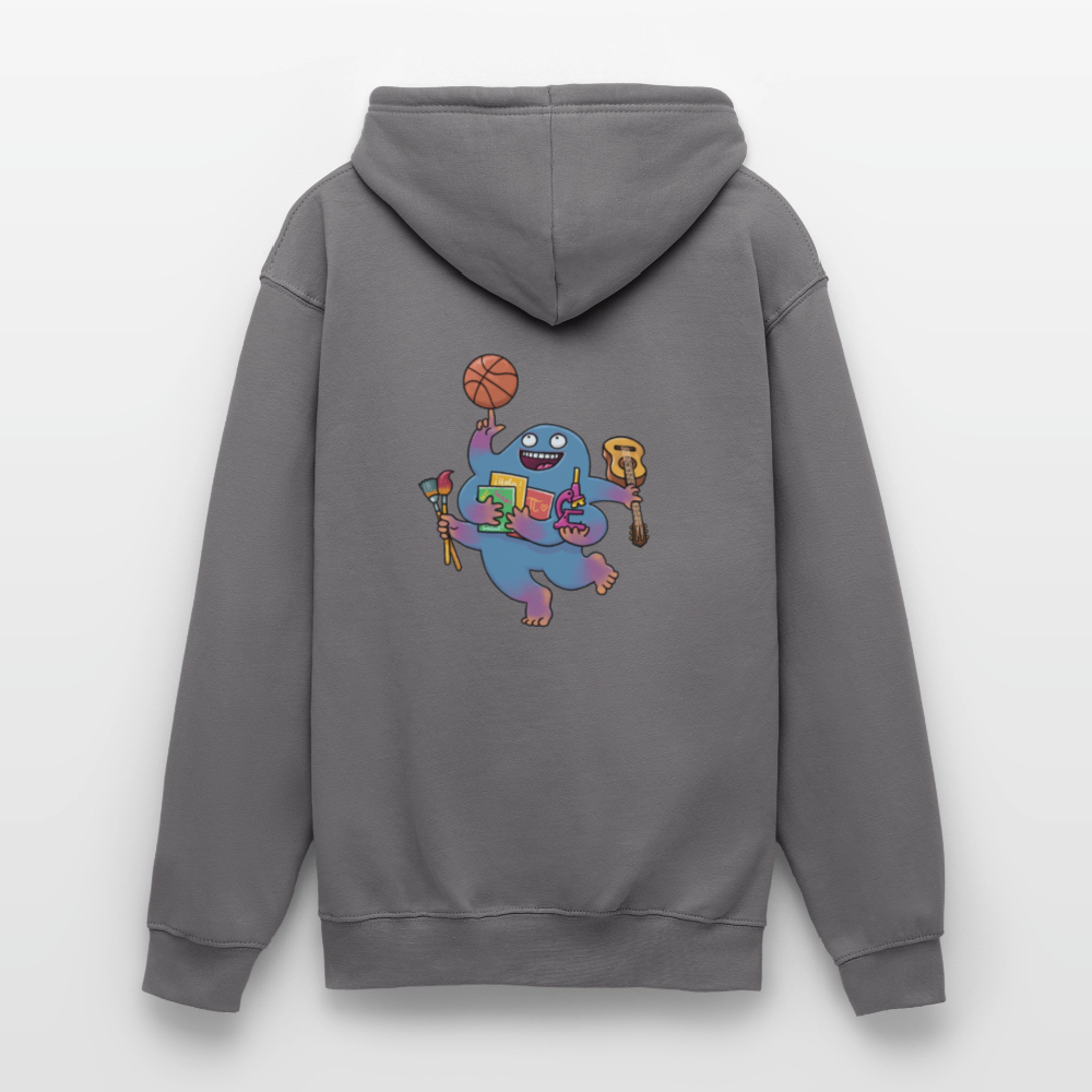 Diefenbachgymnasium- Hoodie (3) - elephant grey