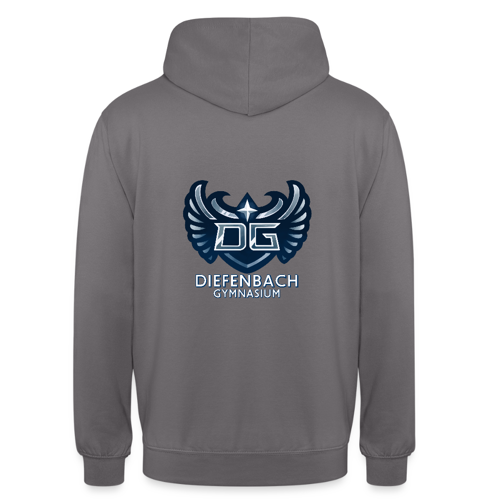Diefenbachgymnasium- Hoodie - elephant grey