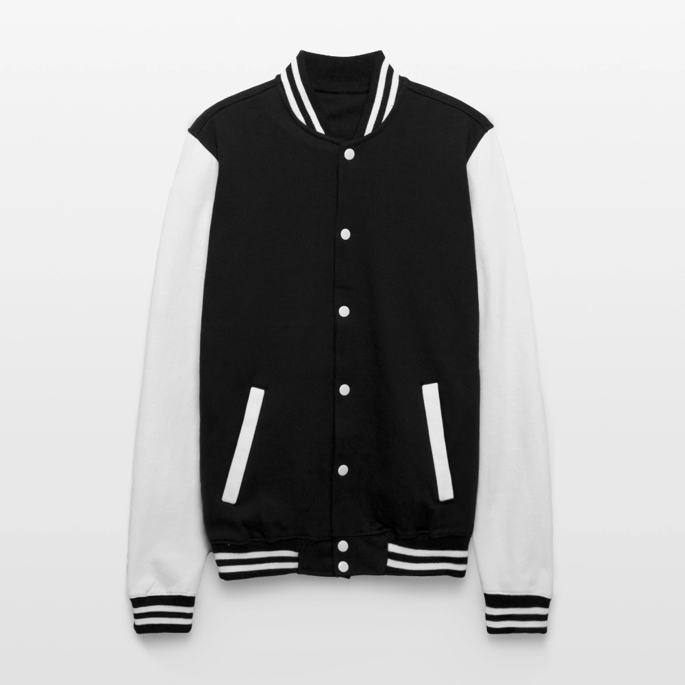 College Sweat Jacket - black/white
