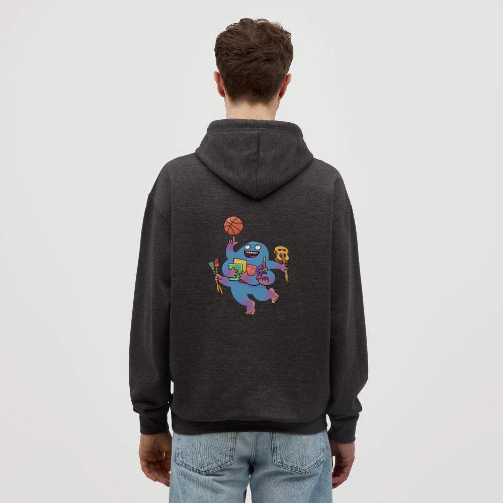 Diefenbachgymnasium- Hoodie (3) - charcoal grey