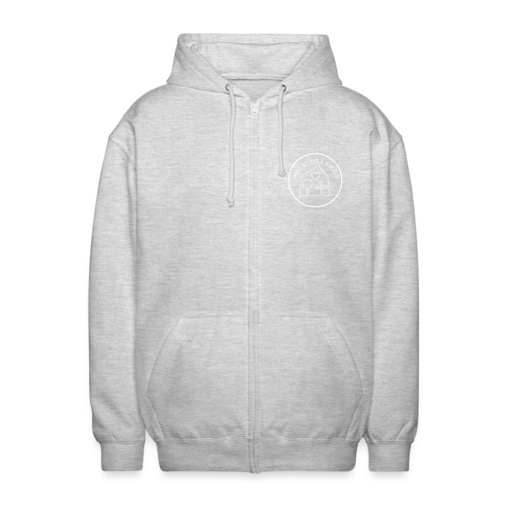 AHS Flora Fries- Unisex Hooded Jacket - light heather grey