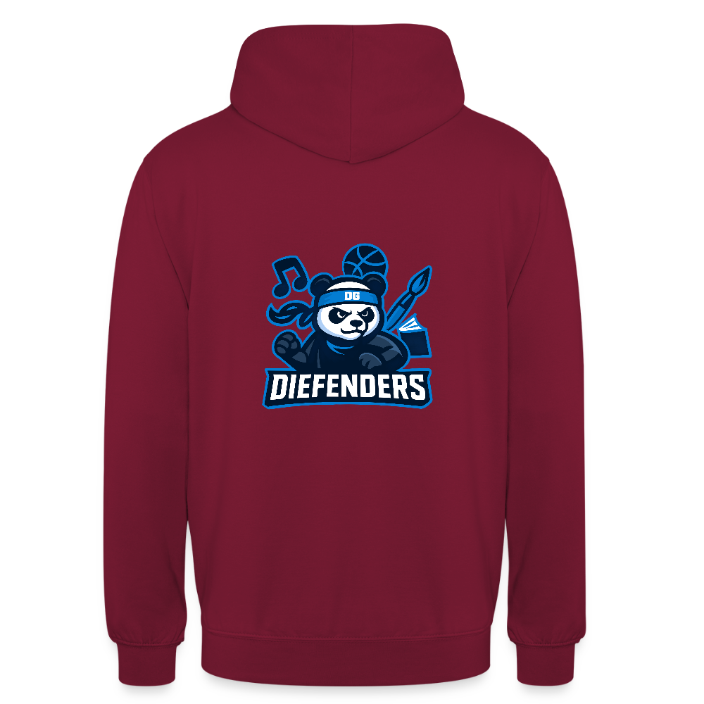 Diefenbachgymnasium- Hoodie (2) - bordeaux