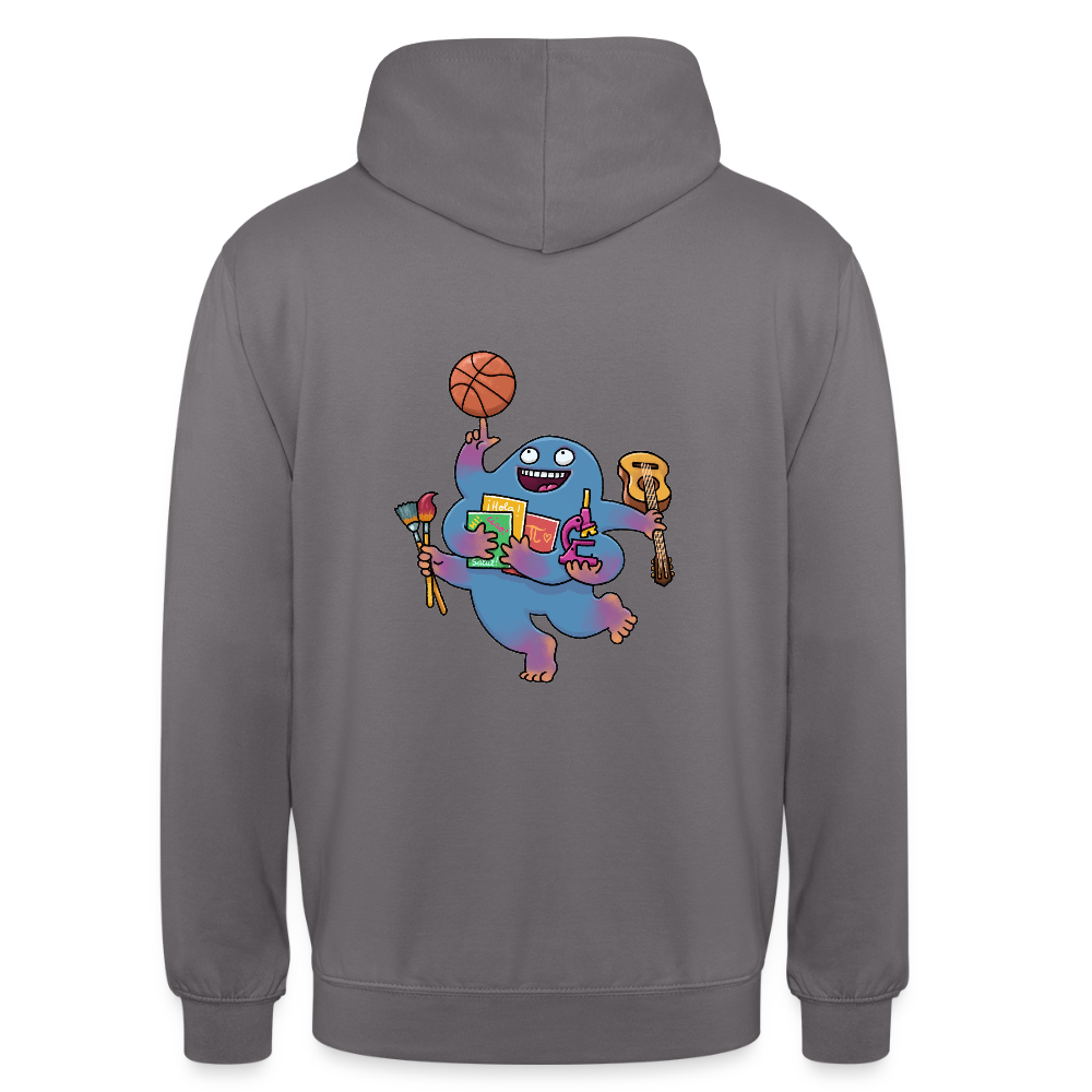 Diefenbachgymnasium- Hoodie (3) - elephant grey