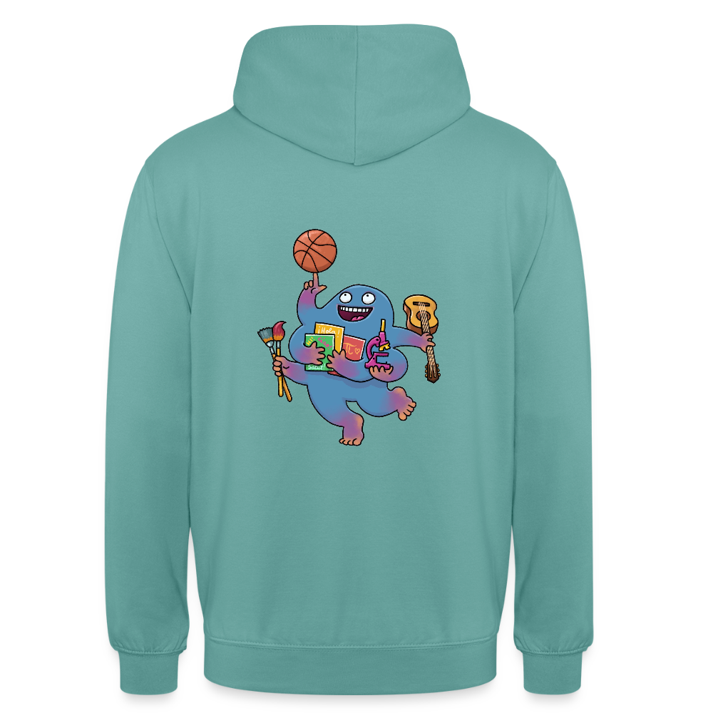 Diefenbachgymnasium- Hoodie (3) - pastel turquoise