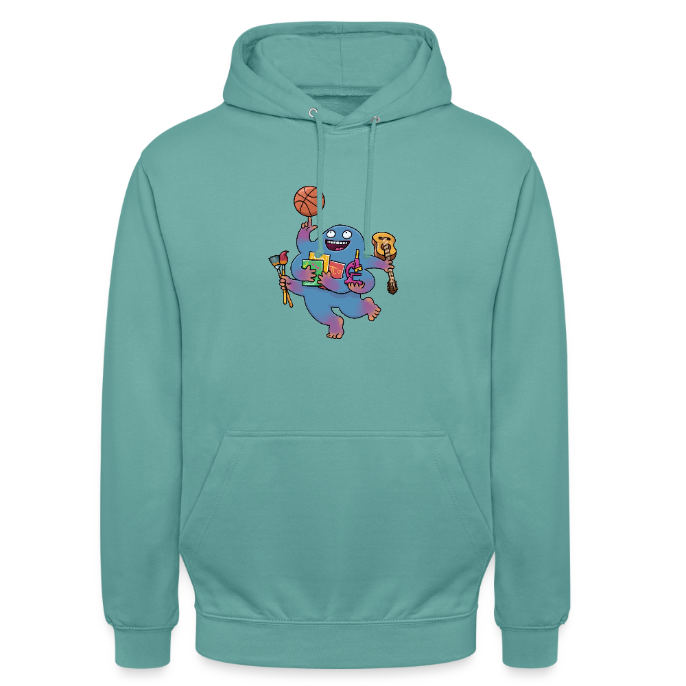 TEST Hoodie - pastel turquoise