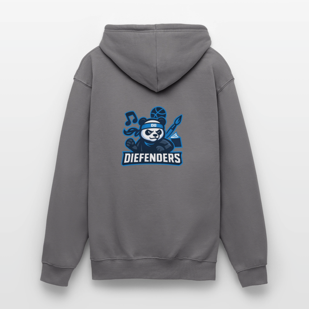 Diefenbachgymnasium- Hoodie (2) - elephant grey