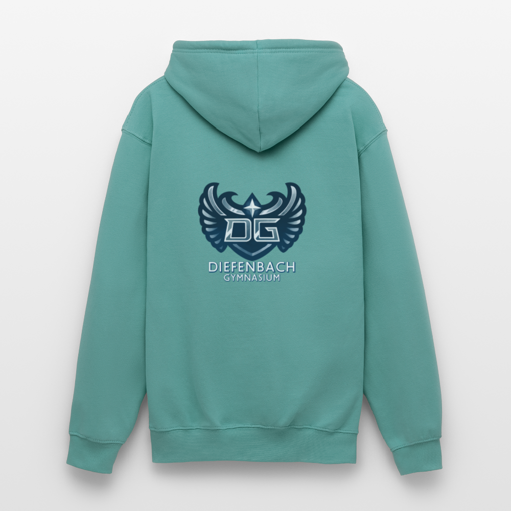 Diefenbachgymnasium- Hoodie - pastel turquoise