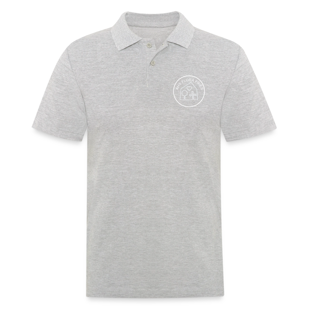 AHS Flora Fries- Polo Shirt - heather grey