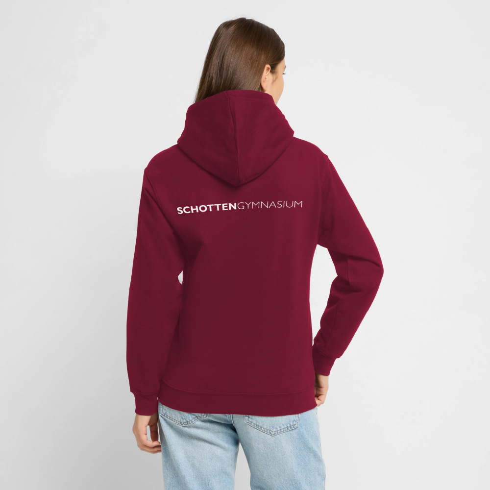 Schottengymnasium Hoodie - bordeaux