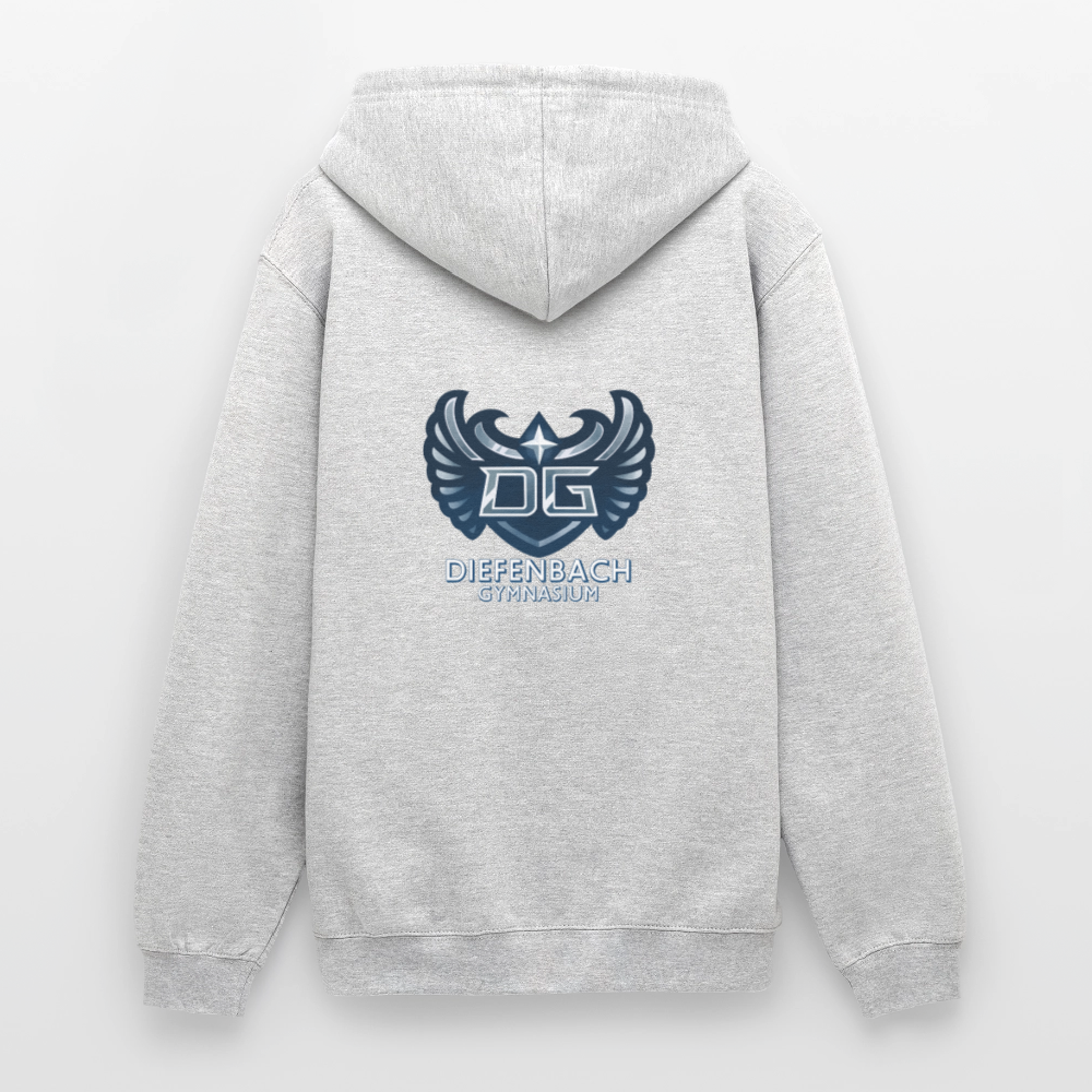 Diefenbachgymnasium- Hoodie - light heather grey