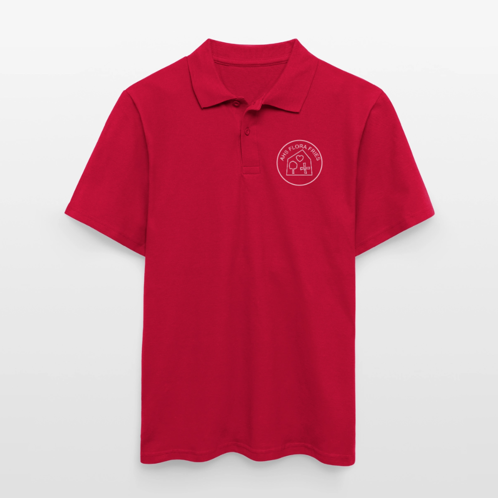 AHS Flora Fries- Polo Shirt - cherry red