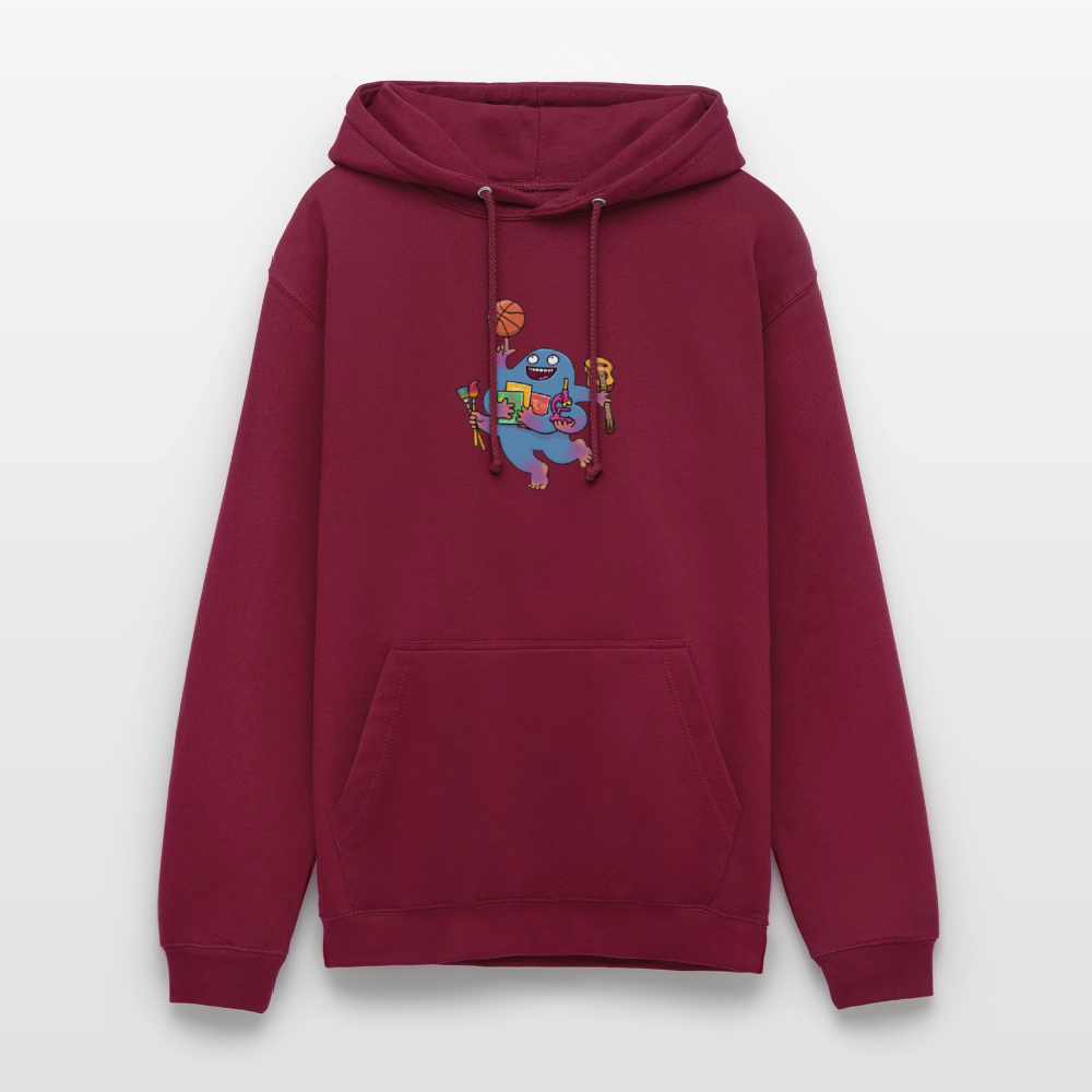 TEST Hoodie - bordeaux