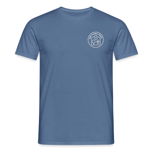 AHS  Flora Fries- T-Shirt - dove blue 