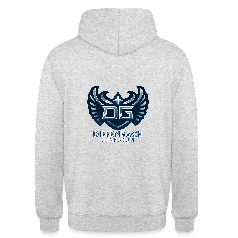 Diefenbachgymnasium- Hoodie - light heather grey