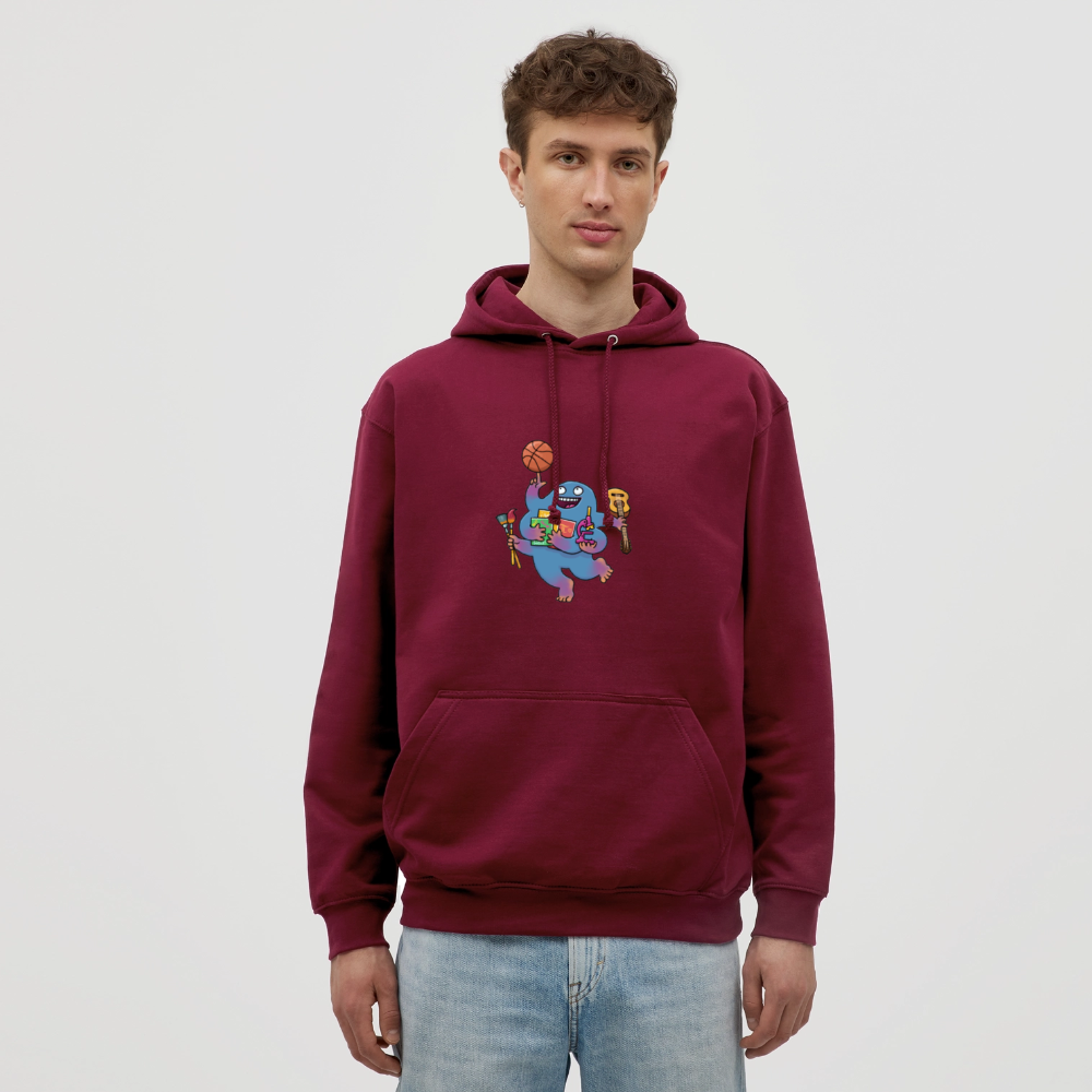 TEST Hoodie - bordeaux