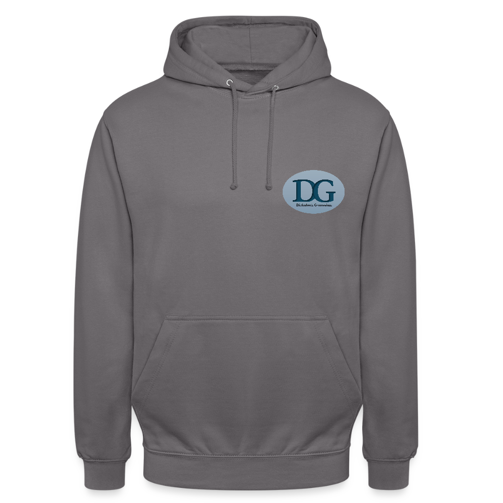 Diefenbachgymnasium- Hoodie (3) - elephant grey